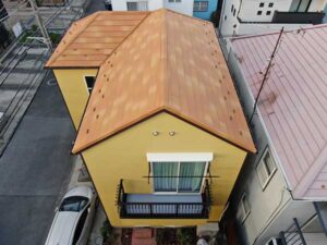 屋根施工後